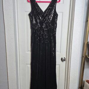 Evening Cocktail Dress Black Color